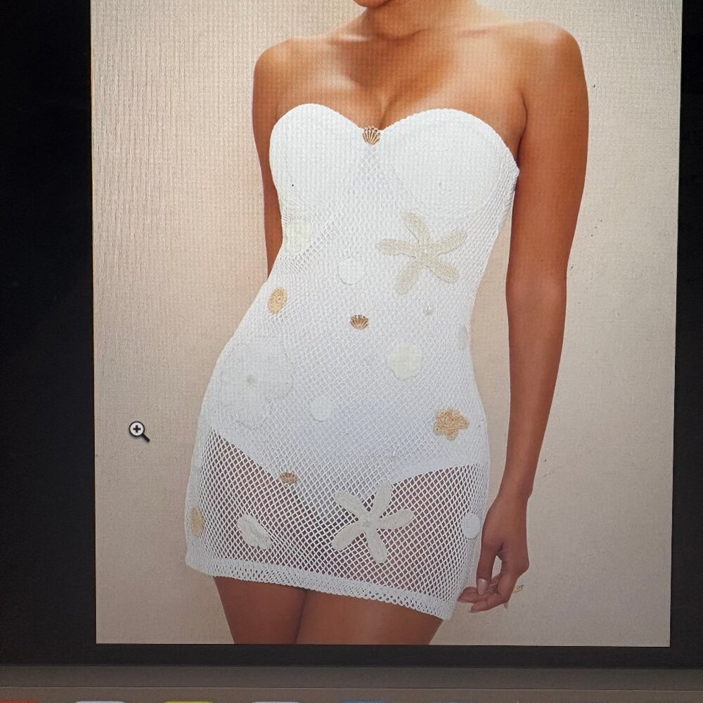 Crochet Mini Dress